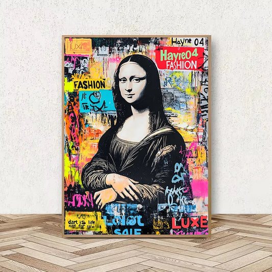 Graffiti Art Poster Abstract Colorful Canvas Painting Surreal Print Wall Art Picture for Living Room Cuadros Home Decoration.