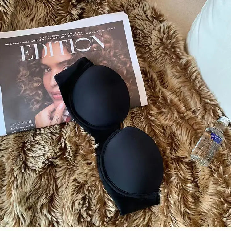 Seamless Push Up Bras For Women 1/2 Cup Underwear Padded Bra Comfort Invisible Brassiere Non-wire Fixed Cup Sexy Lingerie.