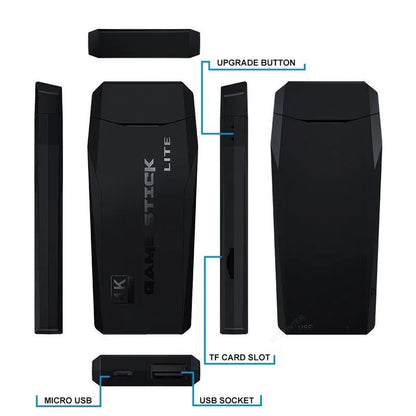 M8 4K Video Game Console Built-in 20000 Games Wireless Controller Gamepad Retro Handheld Game Player For PS1 Dropshipping