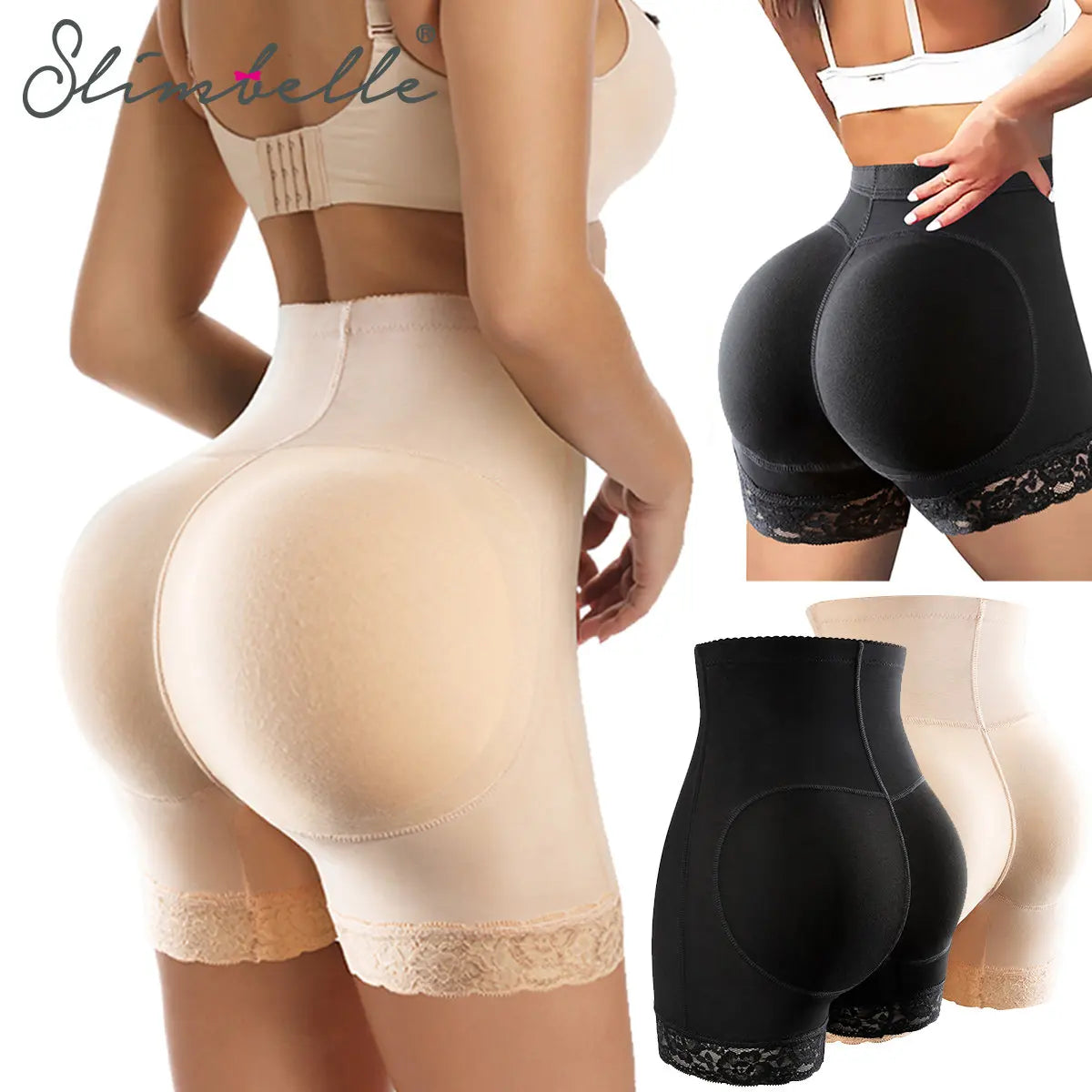 High Waisted Shaper Waist Trainer Butt Lifter with Padded Control Panties Slimming Underwear Tummy Shapers Corset Shapewear.