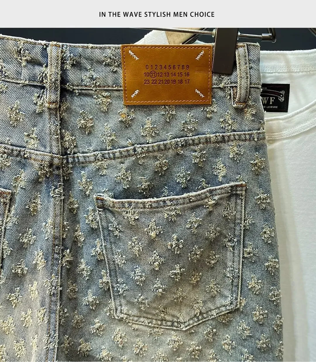 Retro American Casual Vintage Worn Short Jeans Men Straight Loose High Street Five-Point Pants Summer 2025 Distressed Denim.