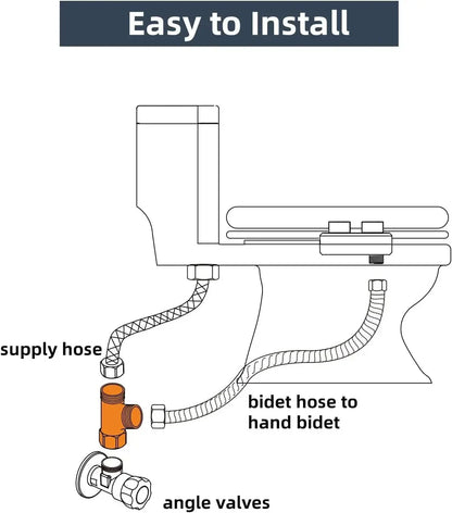3 Way T Valve Adapter Connector Copper Brass 3/8 1/2 9/16 7/8  for Diverter Bath Toilet Bidet Sprayer Shower Head Water Pipes