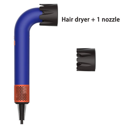 Hair dryer, 1400W high power, quick drying, lightweight body, low noise, comes with multiple types of air nozzles..