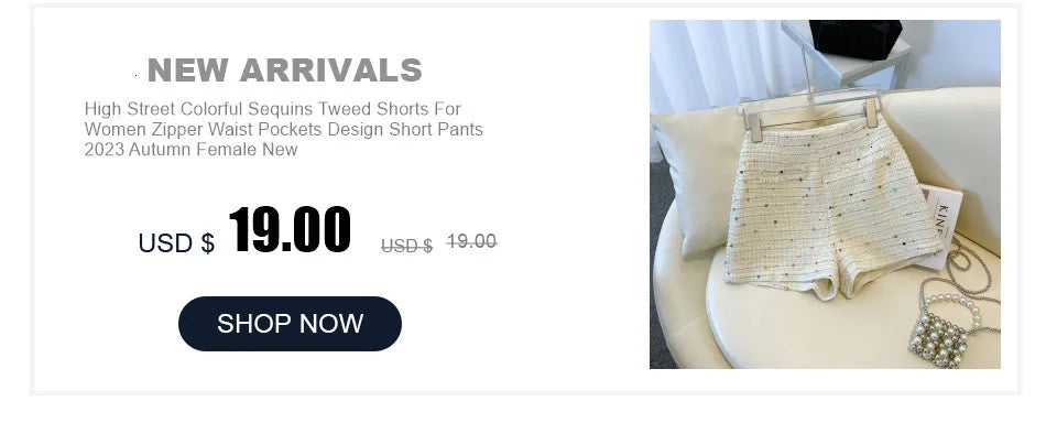 Trendy Women's Solid Color Bright Silk Woolen Shorts 2024 Autumn Fashion New Items High Waist Short Pants Female.