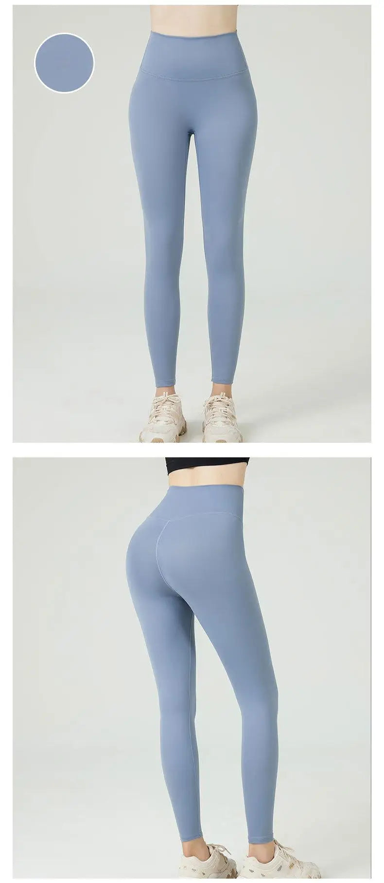 Women's High Waist Butt Lift Yoga Pants - No Camel Toe, Buttery Soft Naked Feeling, Peach Hip, Seamless Gym Running Leggings