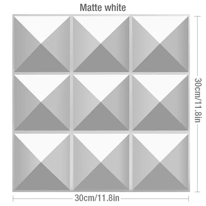 house wall renovation geometric 3D wall panel non-self-adhesive 3D wall sticker art ceramic tile wallpaper room bathroom ceiling