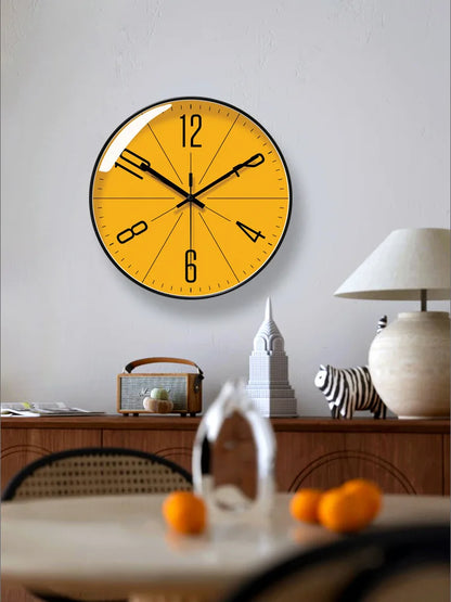 2025 Nordic Einfache Wanduhren Kreative Persönlichkeit Moderne Wanduhr Stumm Hause Schlafzimmer Restaurant Wohnzimmer Dekoration Uhr
