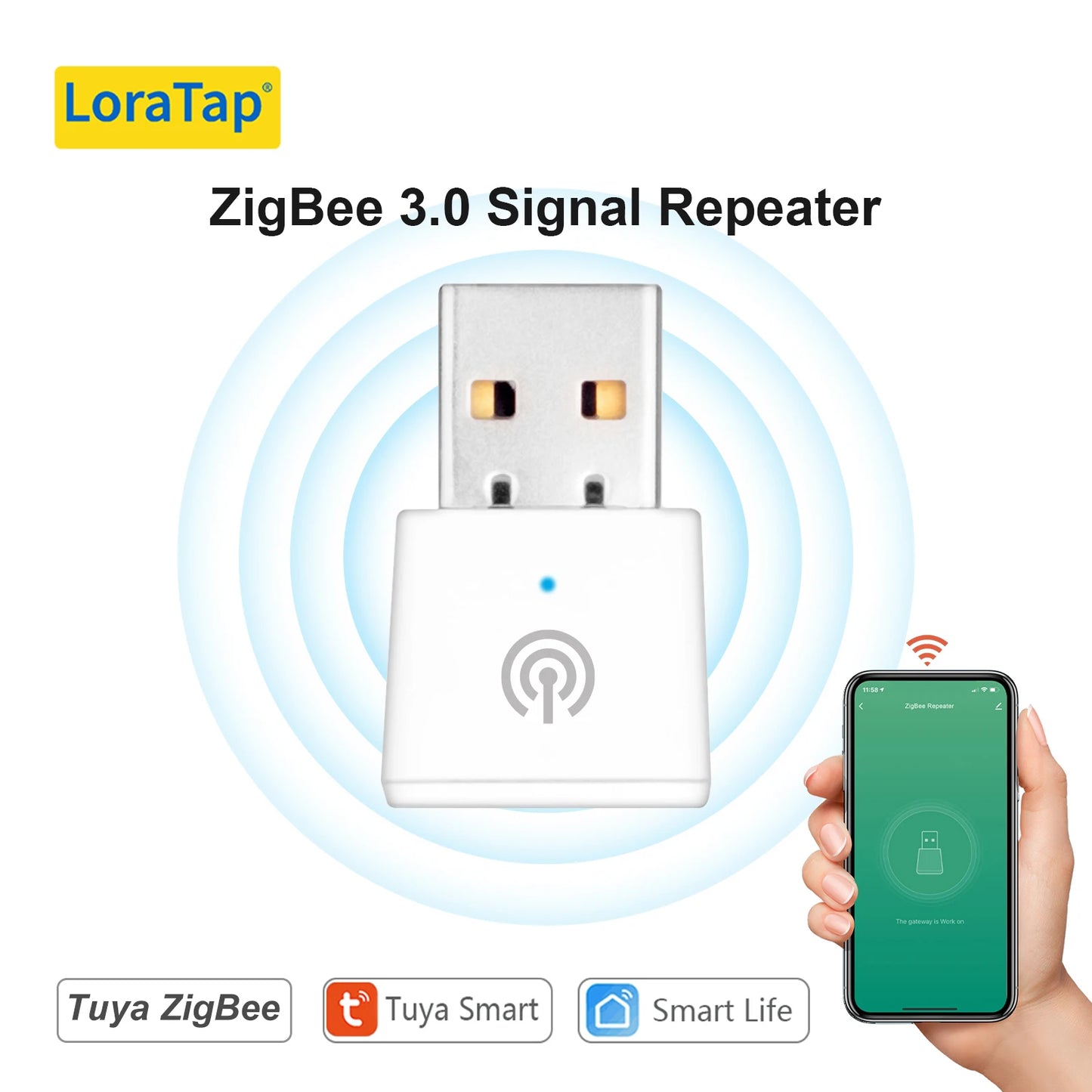 LoraTap ZigBee 3.0 Wireless 14 EU US Push Button Remote Tuya Scene Automation Control Switch Smart Life App Hub Need