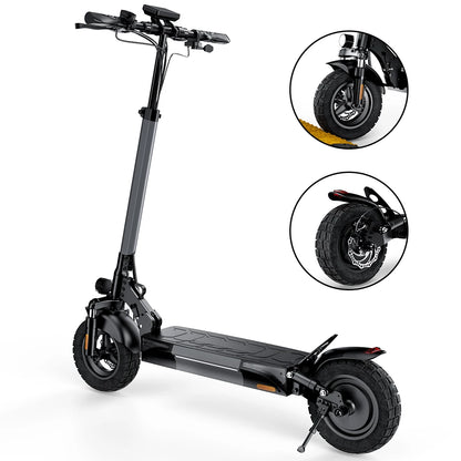iScooter W9 Electric Scooter For Adults 1000W Motor 54.6V14Ah Battery 10  Inch Off Road Pneumatic Tires Foldable  E-scooter.