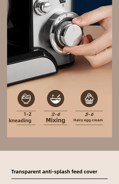 220V Household Electric Dough Mixer Automatic Home Mixer Egg Beater, Kneading Machine, Blender Kitchen Stand Mixer.
