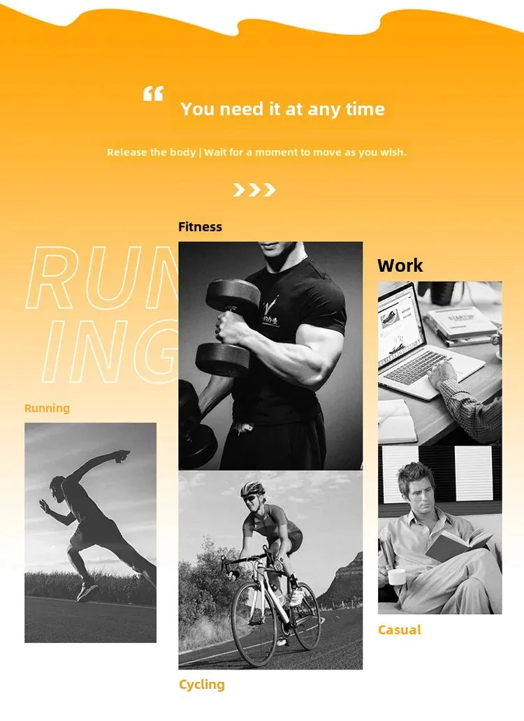 New Casual Men's Sport Suit Striped Ankle-Length Cotton Stand Collar Jacket With Three Buttonts Slim Fit Pants 2-Piece Set.