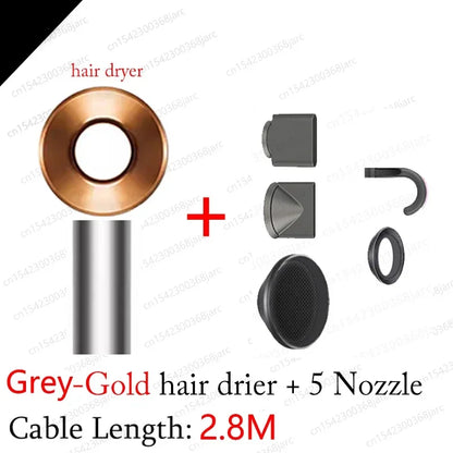 SenCiciMen Professinal Hair Dryer Negative Ion Blow Dryer Quick Dry Leafless Hairdryer Salon Home Constant Temperature Hair Care.