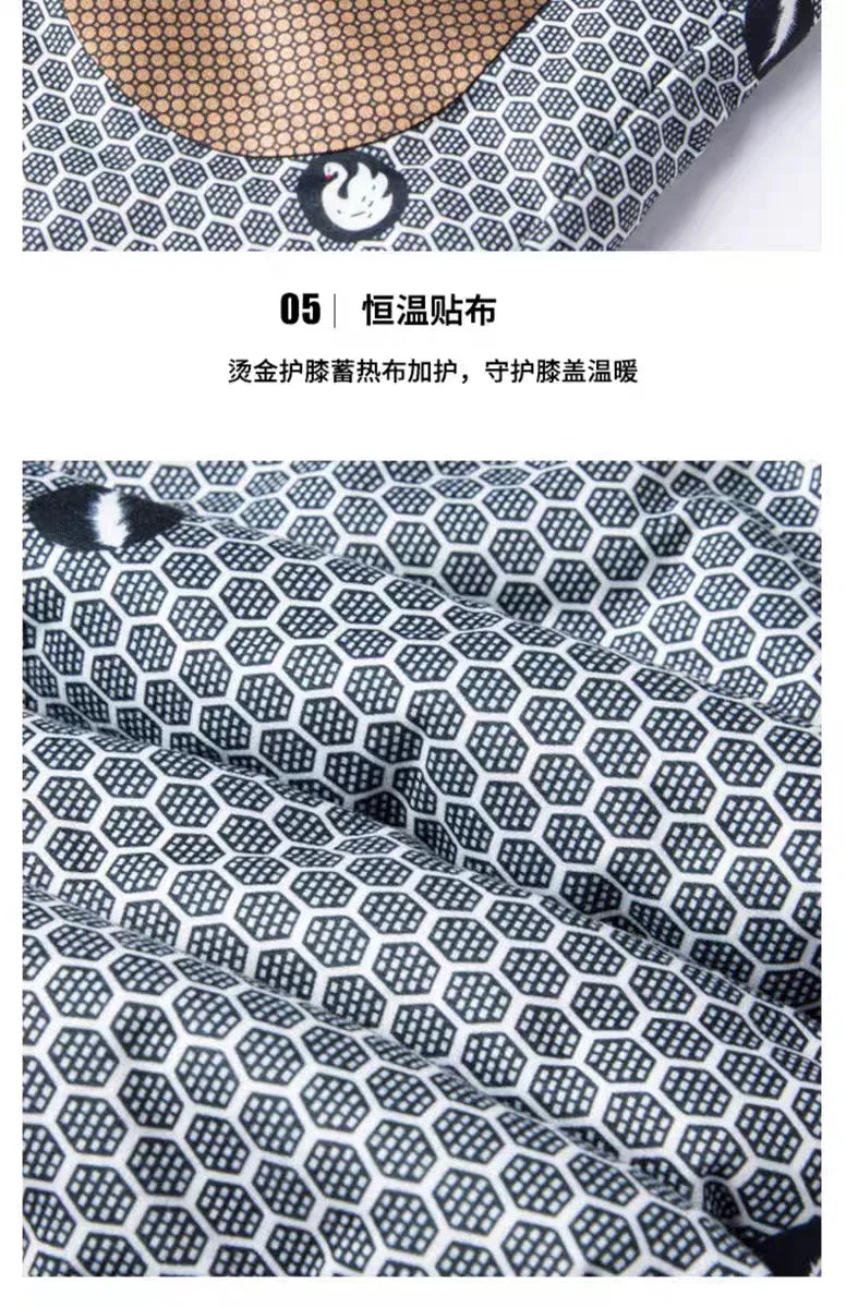 Men's Winter 90% Goose Down Pants with Knee Protection Graphene Thermal Casual Down Trousers Man pantalones hombre PT-599.