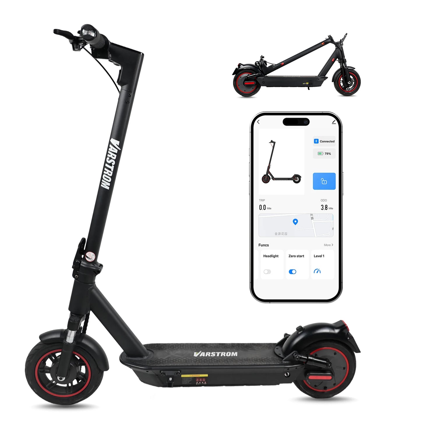 Electric Scooter For Adults Max Speed 35Km/h Electric Scooter 500W (Peak 750W ) Adult Scooter Electric Kick Scooter.