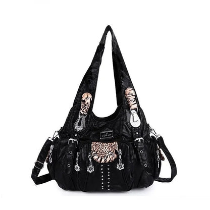 Angel kiss Bag Women Fashion Handbags PU Leather Shoulder Bags Female Satchel Big-capacity Shoulder Purse Bag bolsa feminina.