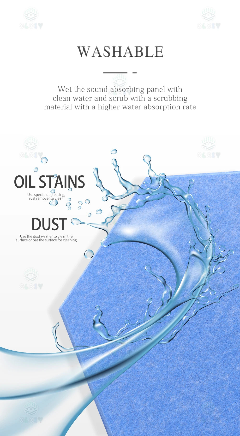 Sound Absorbing Wall Panels Hexagon 6 Pcs Bedroom Acoustic Insulation Sound-absorbing Panels Decor Acoustic Absorption Panel