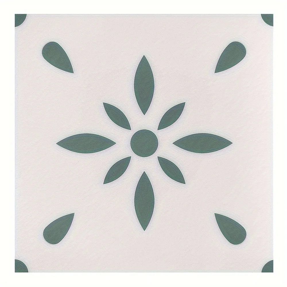 1pc/10pcs Floor Tile Sticker Self Adhesive Floor Sticker Vinyl Non-slip Floor Tile Sticker Wall Sticker Waterproof 20cm x 20cm