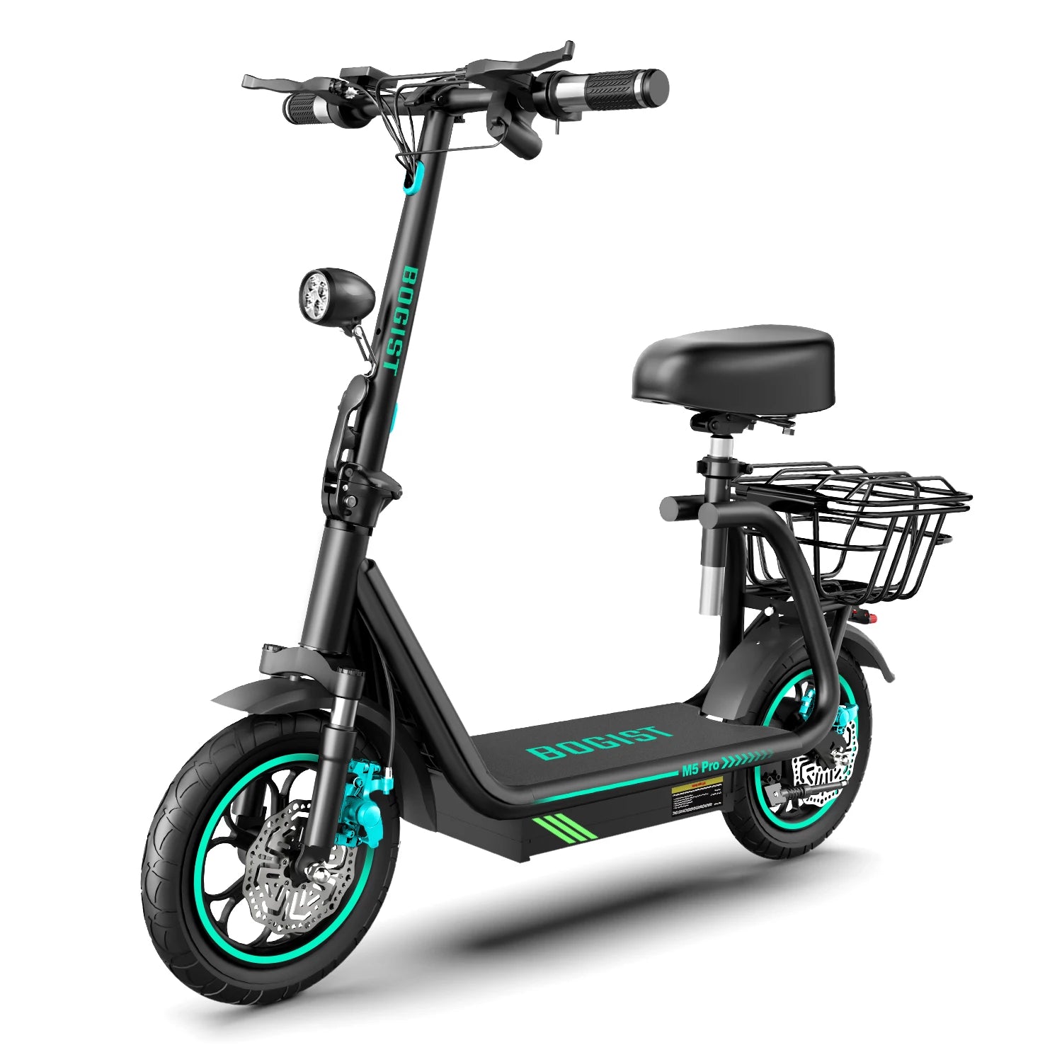 Bogist M5 Pro Adult Electric Scooter City E-Scooter For Men 500W 48V 15AH Battery 12.5 Inch City Tires Escooter E-Scooter.