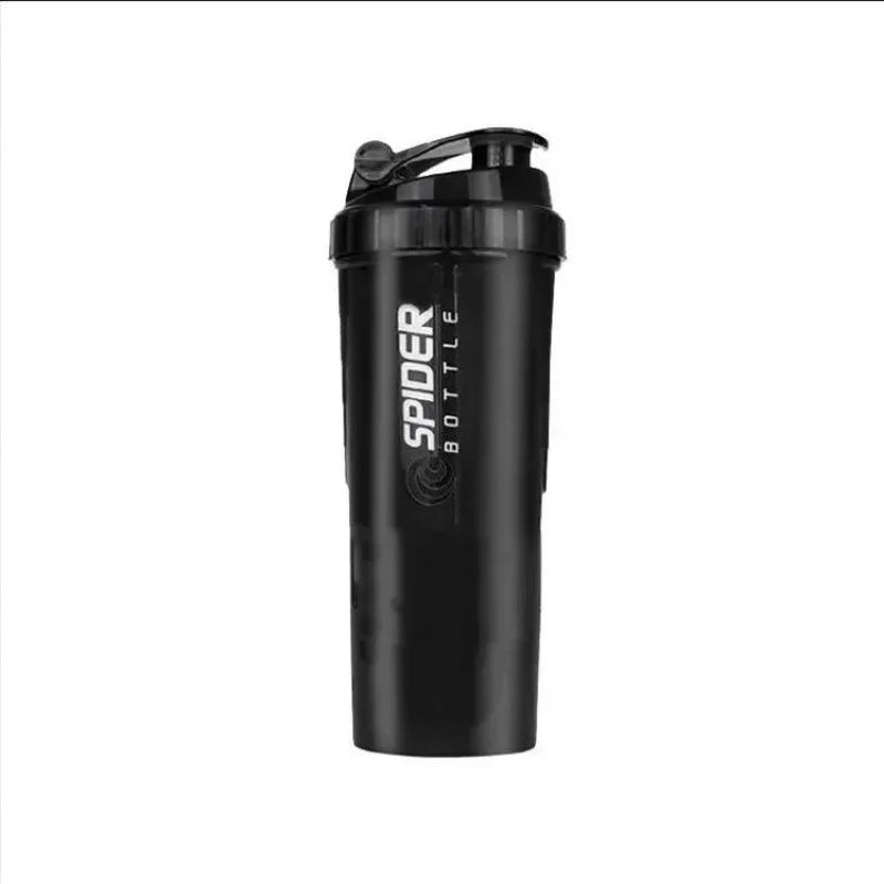 3 Layers Shaker Protein Bottle Powder Shake Cup Large Capacity Water Bottle Mixing Cup Body Building Exercise Mixing Bottle.