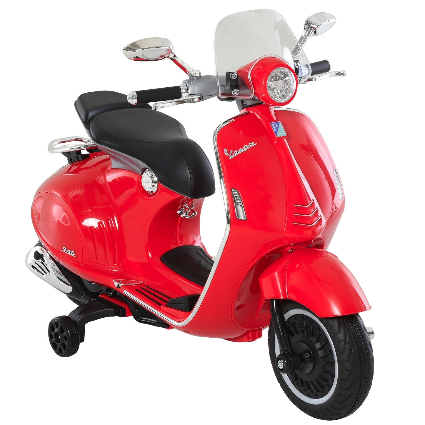 Electric Motorcycle for Children 3-6 Years Old Authorized from Vespa 108X49X75 cm.