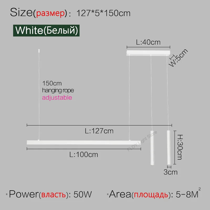 Esszimmerlampe Küchenleuchten Wort lange Restaurant Kronleuchter moderne minimalistische Bürolampen Nordic Bar Insel Kronleuchter