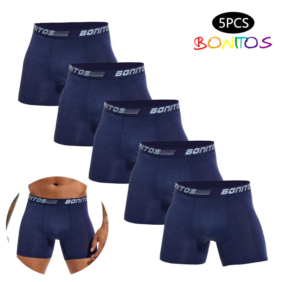 5 stücke boxer männer Höschen Atmungsaktive boxershorts Männer Unterwäsche Polyester unterhosen für mann Hohe Qualität Männliche Badehose