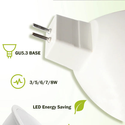 10PCS MR16 LED Strahler Birne GU5.3 Lampada AC 110V 220V 12V Bombillas Spot Licht Ersetzen Die 50W Halogen Lampe Hause Derection.