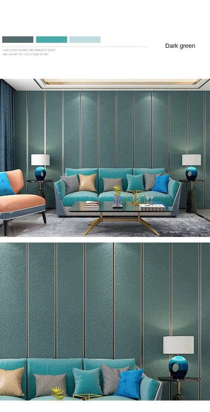 Moderne Hirschleder-Samt-Tapete, Vliesstoff, 3D-Streifen, für Wohnzimmer, Schlafzimmer, TV-Hintergrund, Wandpapier, Tale Diego Diego Wohnkultur