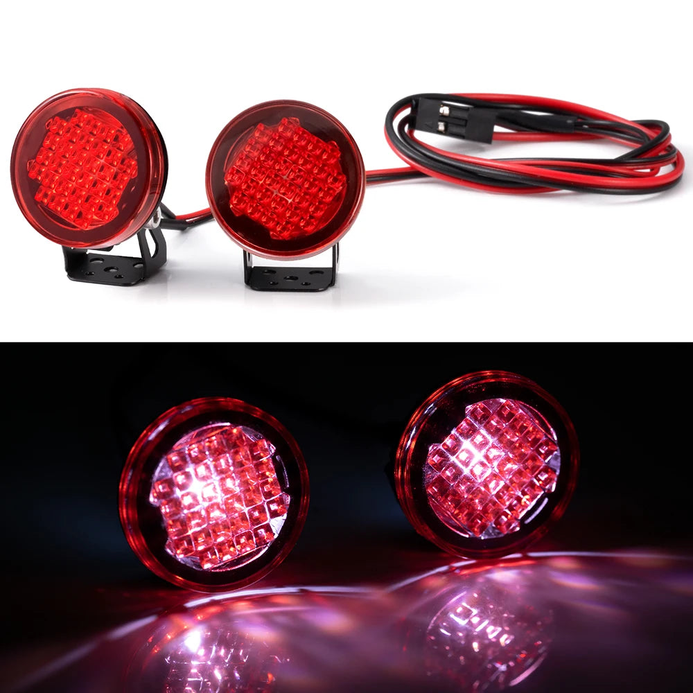 AXSPEED 1Set LED Lights Headlights Spotlight for TRX-4 TRX-6 Axial SCX10 90046 Wraith 1/10 RC Car Decoration Parts Accessories