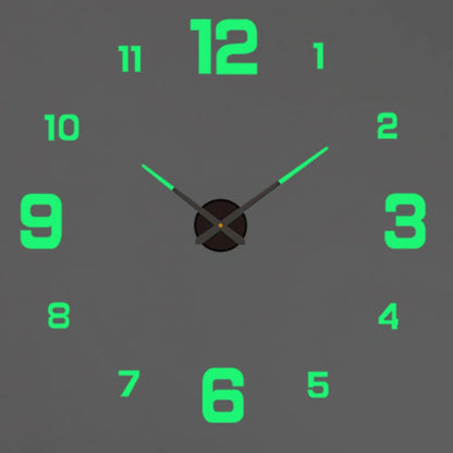 2022 moderne Design Große Wanduhr 3D DIY Quarz Uhren Mode Uhren Acryl Spiegel Aufkleber Wohnzimmer Wohnkultur Horloge