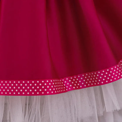 Mascha und Bär Lolita Mädchen Partykleid Barbie Pink Maid 1. Geburtstag Prinzessin Kleider für Kinder Spitze Weihnachtskostüme ASQ03