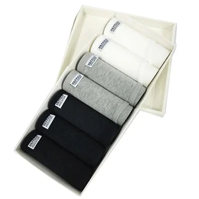 7Pcs/Set Candy Color Underwear Womens Comfortable High-quality Cotton Panties Mid-waist Breathable Underpanties Plus Size Briefs.