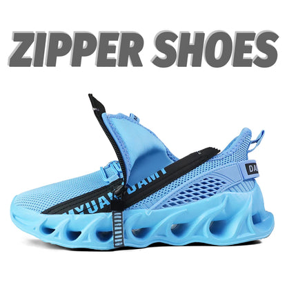 New Spring and Autumn Soft soled Running Men's Mesh Breathable Casual  Sports Shoes Men's Trendy Shoes Lightweight  Sneaker