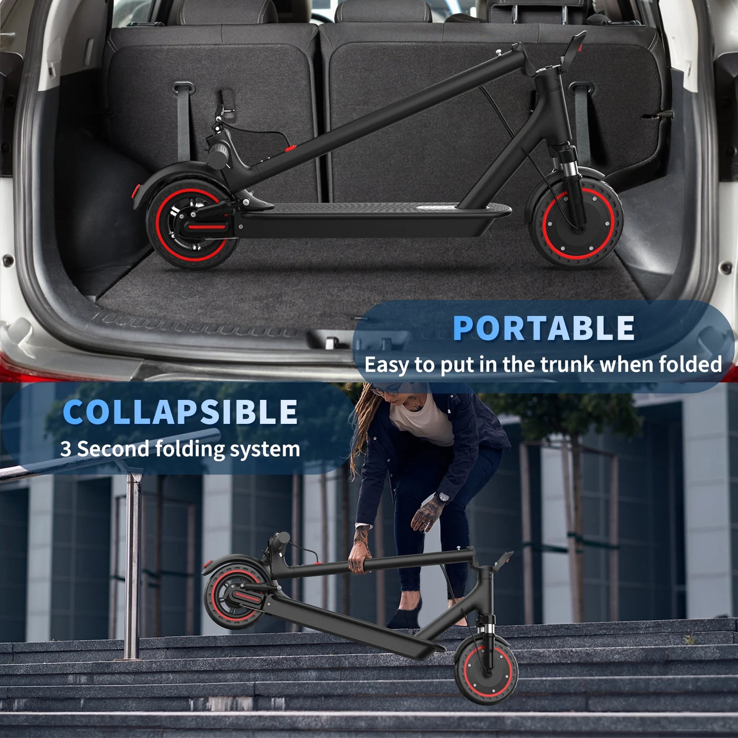 JUICEASE M365 P7 Electric Scooter 35KM Range 600W Powerful Motor 20°Climbing 36V 10.5AH with Turn Signal Escooter Christmas Gift