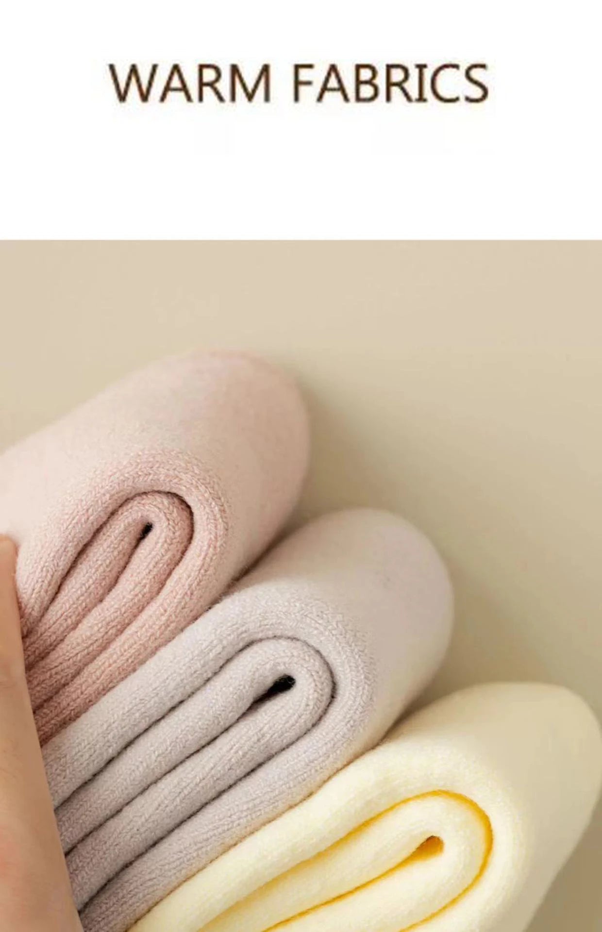 3 Pairs Wool Socks Women Winter Warm Thicken Snow Boot Markron Color Plush Hairy Soft Mid Tube Stockings Floor Sleep Socks White.