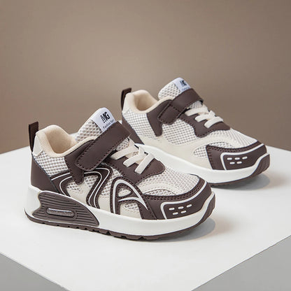 Autumn Children's Sport Shoes PU Leather Teenager Kid's Sneakers Anti-slippery Trend Fashion Girl's Sneakers Boy Running Shoes