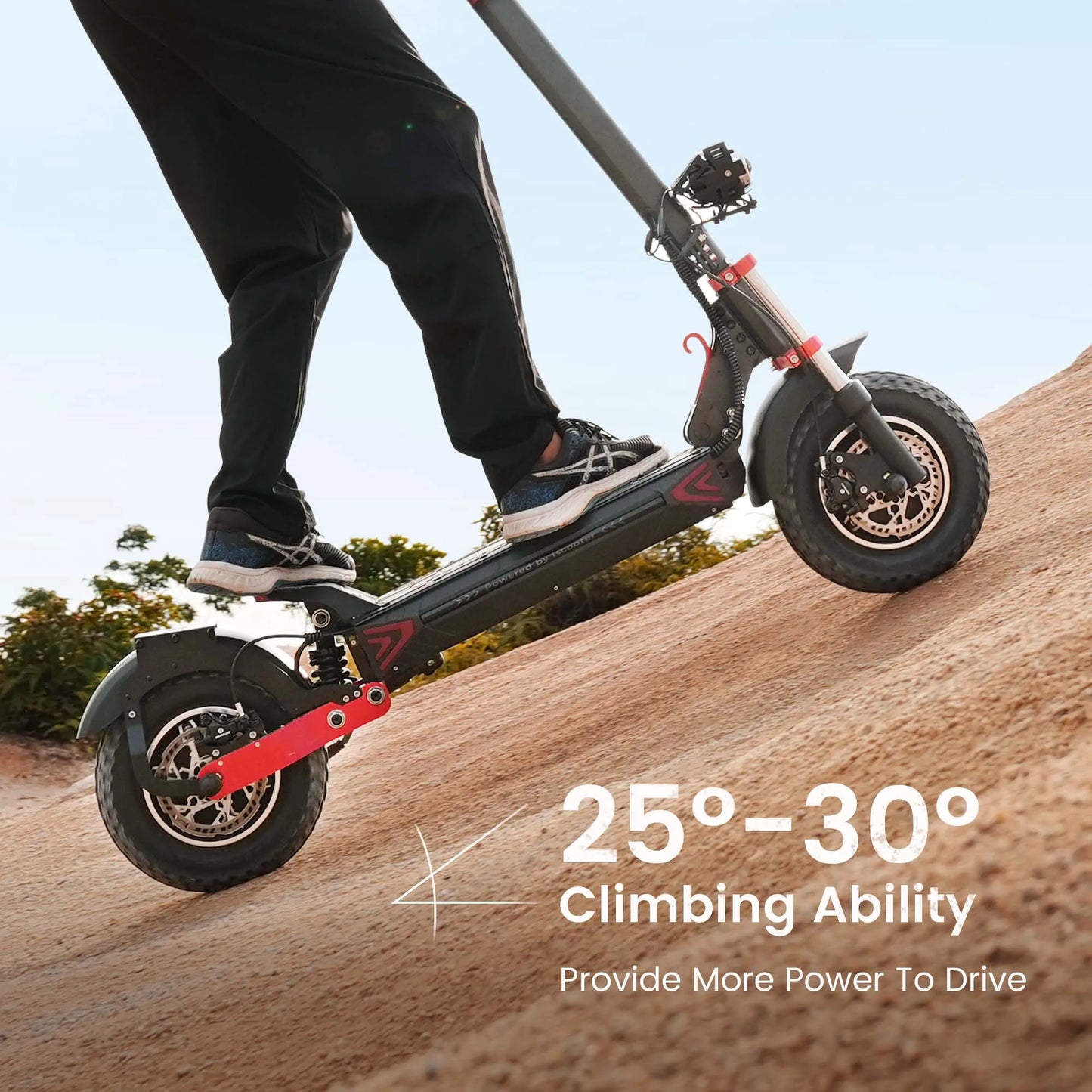 iScooter IX8 Foldable Electric Kick Scooter for Adults, 60km/h Speed, 2400W Power, 48V Voltage 20Ah Battery.