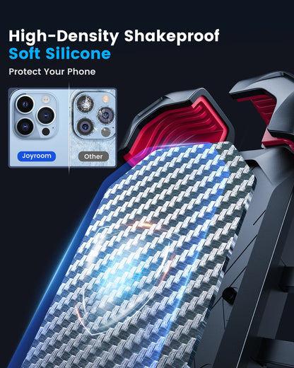 Joyroom Universal Bike Phone Holder 360° View Bicycle Phone Holder for 4.7-7 inch Mobile Phone Stand Shockproof Bracket GPS Clip.