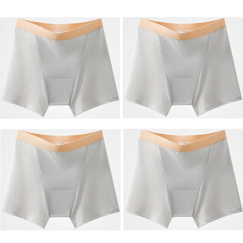 4pcs Women's Safety Pants Physiological Underwear High Waist Shorts Panties For Women Plus Size No Trace Leggings Safety Panty