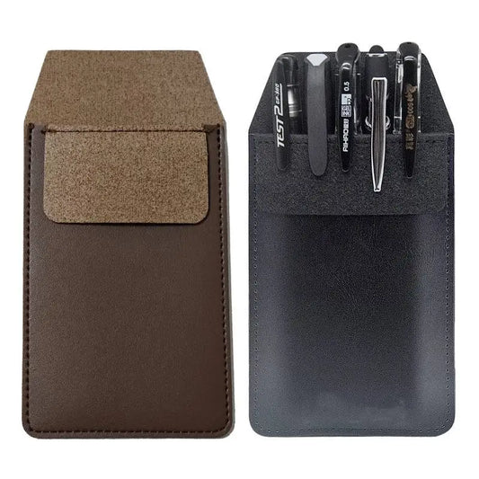 Leder Stift halter Stifte Taschen schutz Stift halter Organizer Beutel Stift hülle für Hemd Labor kittel Hose Zeiger Bleistift Notizen Karte.