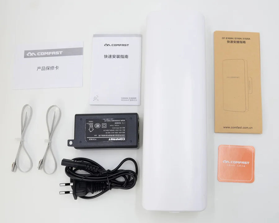 Comfast Outdoor Access Point 300Mbps 3-5KM Long Range Router CPE 2.4GHz Wireless Radio Bridge 2*14dBi Wifi Antenna Nanostation.