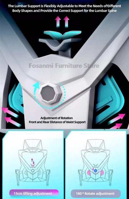 Atmungsaktiver, hochelastischer Netz-Bürostuhl, bequemer Gaming-Computerstuhl, verstellbarer Schreibtisch für Zuhause, Gamer, Drehstuhl, liegend