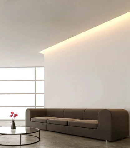 4/6/8/10mm Narrow LED Neon Silicone Tube Rope Lamp Recessed DC12V Flexible Waterproof Diffuser Cabinet Closet Ribbon Strip Light.