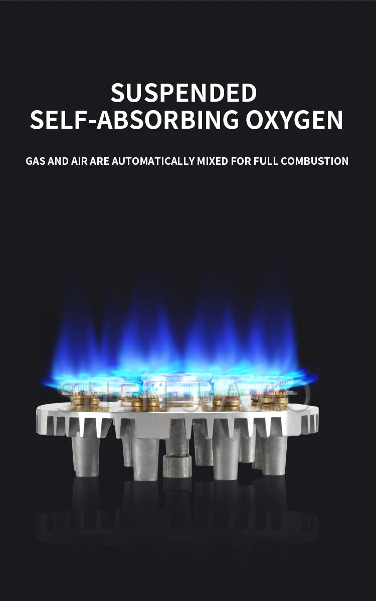 5.2Kw Gas Stove Single Stove Liquefied Petroleum Gas Desktop Embedded Single Natural Gas Gas Stove Household Fierce Fire.