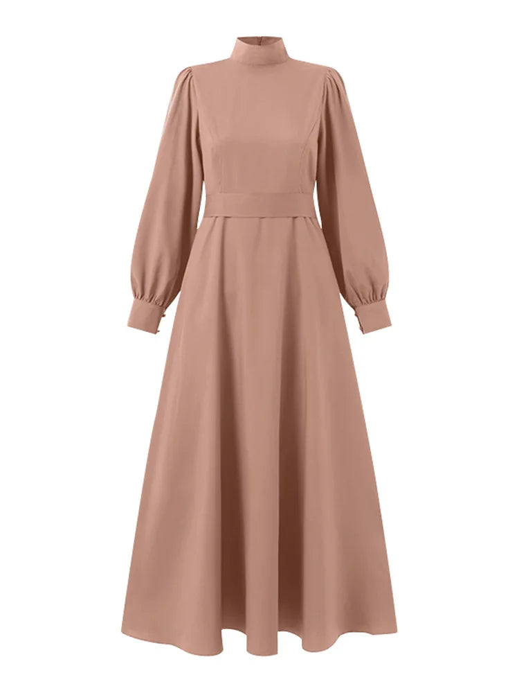 Muslim Women Abaya Long Sleeve Turkish Dresses Women Eid Long Maxi Dress Kaftan Arab Robe Dubai Islamic Clothing Moroccan Kaftan.