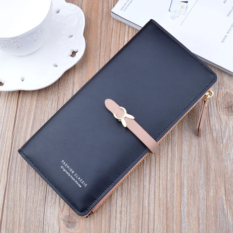 New Trends Wallets Women Luxury Brand Design Long Wallet Zipper Purses Female Short Coin Purse Credit Card Holder