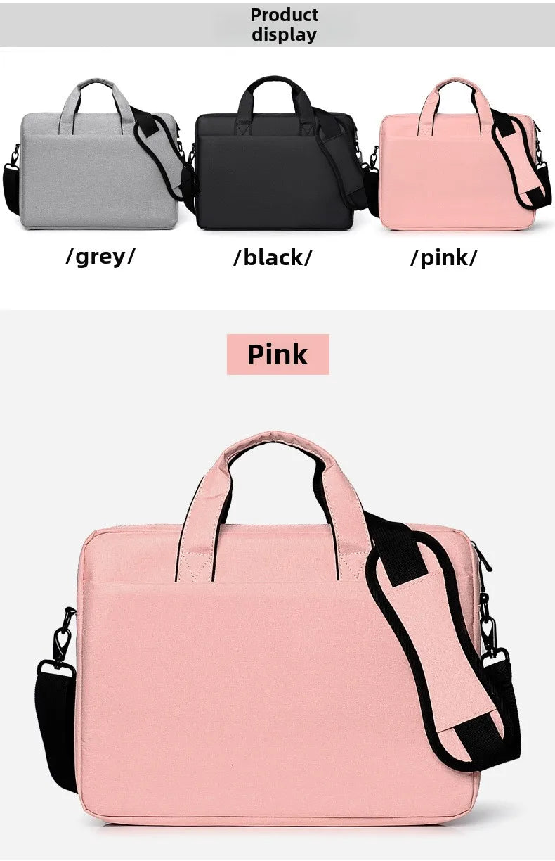 Laptop Bag Sleeve Case Shoulder HandBag Notebook Pouch Briefcases for 14 15 17 Inch Macbook Air Pro HP Huawei Asus Dell Xiaomi.