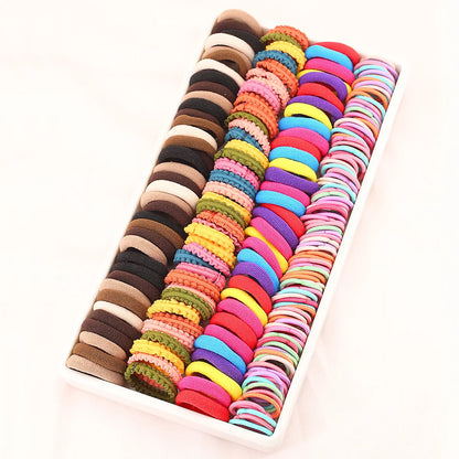 165-300PCS Hair Accessories Set Hairstyle House Play Toy Girl Elastic Hair Bands Butterfly Knot Hair Rope.