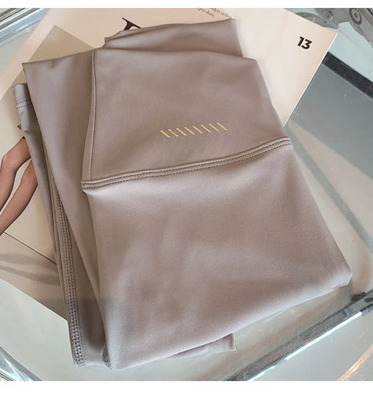 Cross over Nylon Yoga Pants Women High Waist Gym Sport Leggings Stretchy Workout Fitness Tights Running Squat Proof Dry Fit.