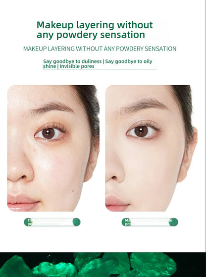 CandyBella Emerald Green Pressed Powder - Oil Control Finisher & Bronzer, Lightweight Invisible, Buildable Natural Contour, New!